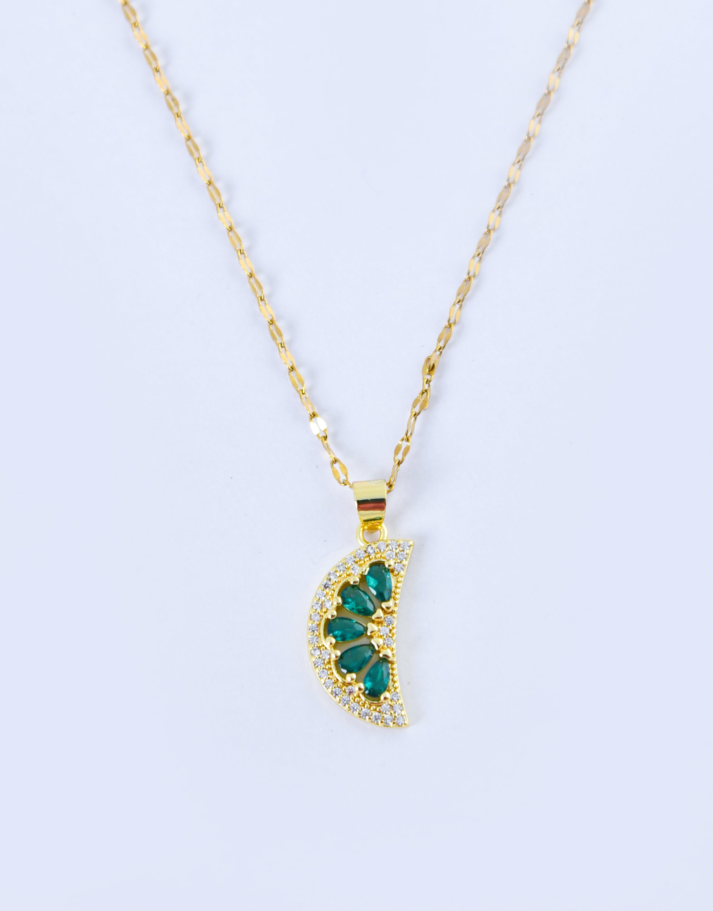 Emerald Melon Pendant